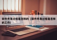 软件开发过程是怎样的（软件开发过程是怎样的工作）