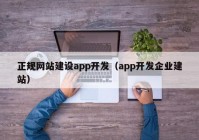 正规网站建设app开发（app开发企业建站）