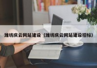 潍坊庆云网站建设（潍坊庆云网站建设招标）