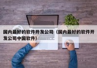 国内最好的软件开发公司（国内最好的软件开发公司中国软件）